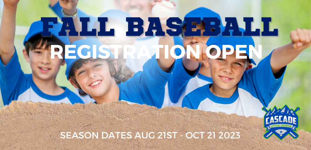 Fall Registration Open
